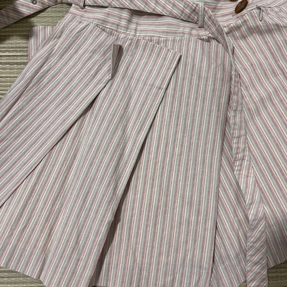 Vivienne Westwood - Candy Striped Assymetrical Pleated Skirt - Picture 6 of 11